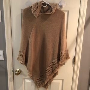Cute tan poncho